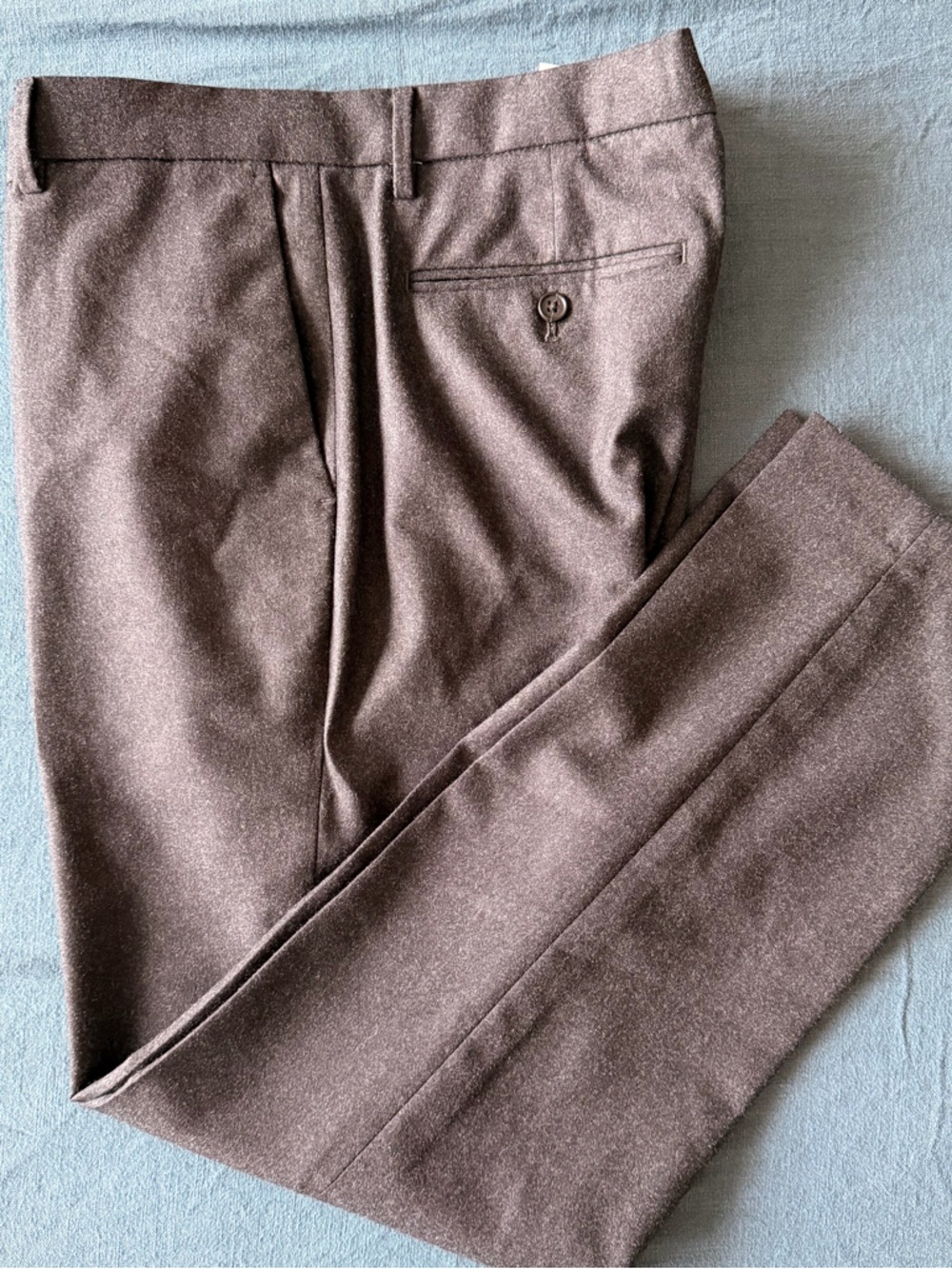 Banana Republic Men's Charcoal Flannel Dress Pants